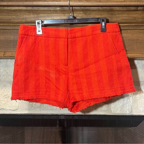 Trina Turk Corbin Fringe Tweed Shorts - Picture 4 of 13